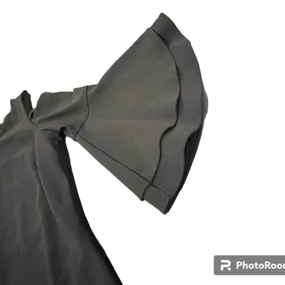 Boston Proper Travel Collection Cold Shoulder Double Ruffle Long Sleeves… - Picture 11 of 16